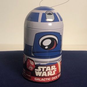 Star Wars Galactic Dice Game Collectible R2D2 Tin Cardinal New